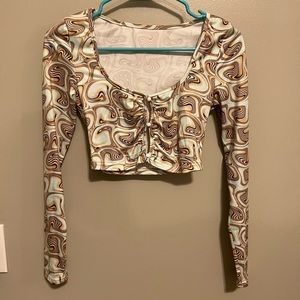 Long Sleeve Crop Top